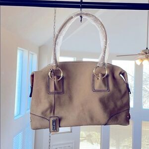 LA TOUR EIFFEL Tan Handbag NWT